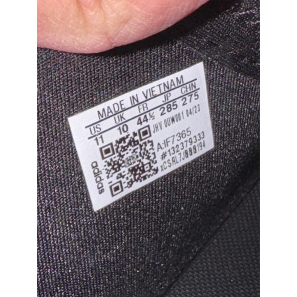 Adidas Mehana Men's Black White Sport Sandals Slides Size 11 - Picture 6 of 8